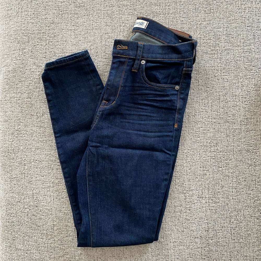 Madewell High Riser Skinny - Dark Wash
